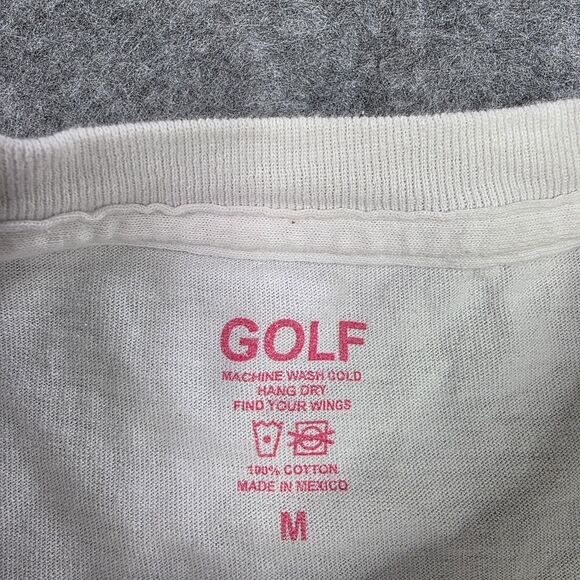 Golf Wang Shirt Mens Medium White Holiday Wreath Christmas Stocking T-Shirt Tee - Picture 3 of 6